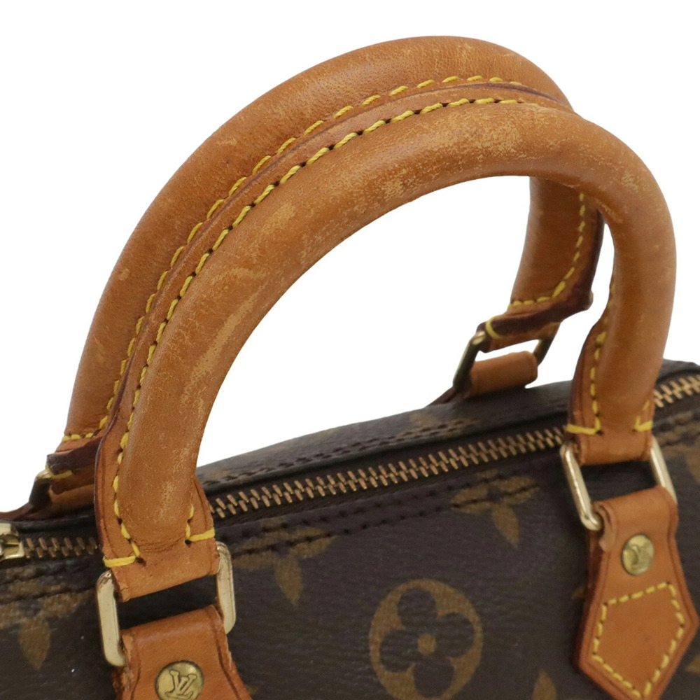 LOUIS VUITTON Brown Monogram Mini Speedy Pouch - Picture 7 of 10